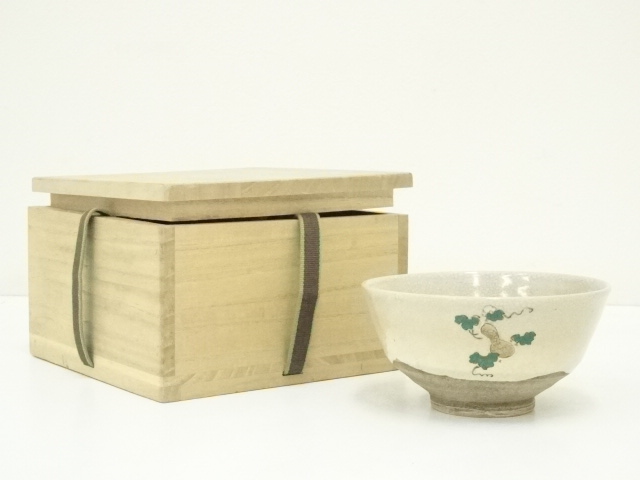 JAPANESE TEA CEREMONY / TEA CHAWAN / IROE / GOURD
